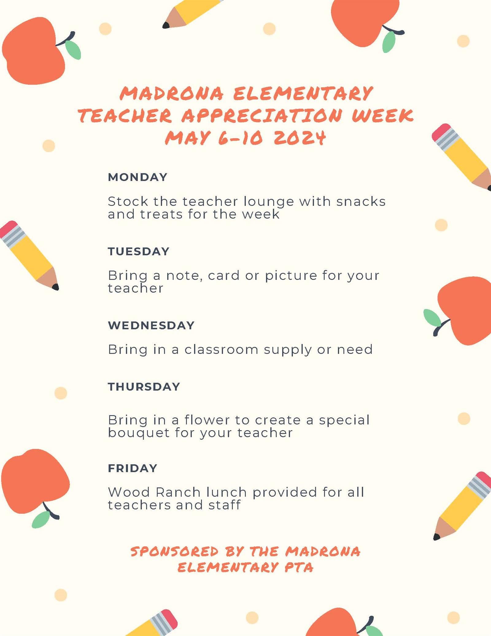  Teacher Appreciation Week